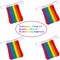 100 Pcs Rainbow Flag Banner, 92 Feet Gay Pride Banner LGBT String Flags Banner Decorations, Rainbow String Bunting Indoor Outdoor for LGBT Festival Party Celebration Decoration
